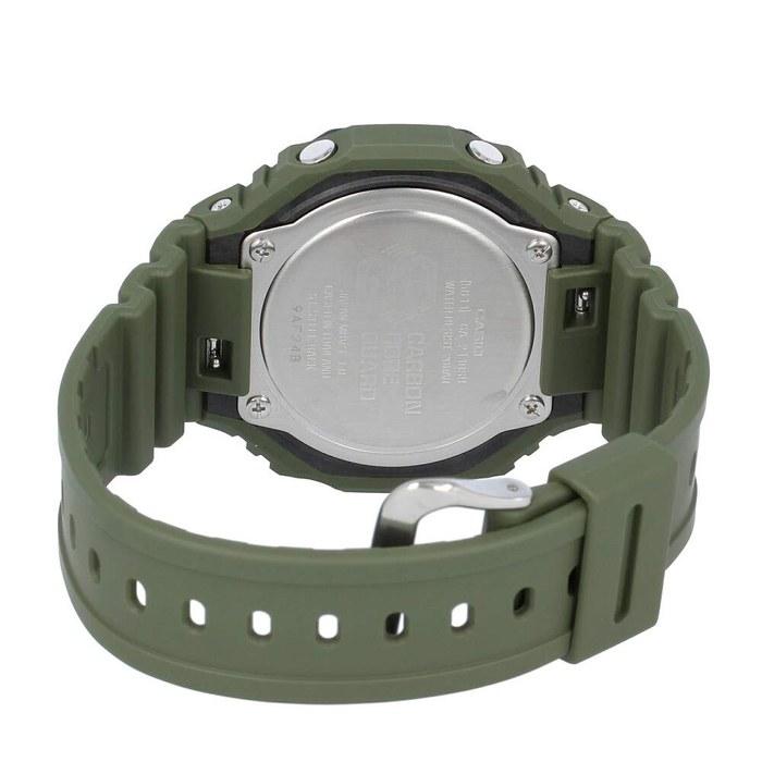 Casio G-Shock Utility Color Watch Men's Analog-Digital Carbon Khaki Green GA-2110SU-3A