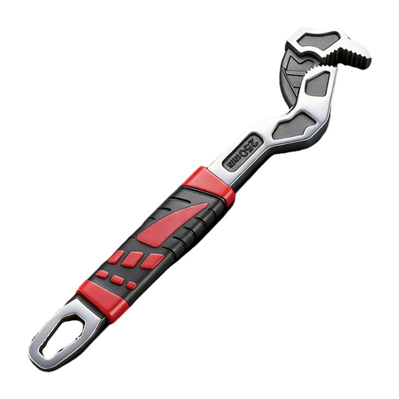 Rustproof Double Head Auto Locking Adjustable Wrench for Reliable Performances in Damp Industrial and Outdoor Applications