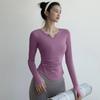 Women's Quick-Dry Slimming Yoga Long Sleeve Top – Breathable Autumn Fitness Shirt