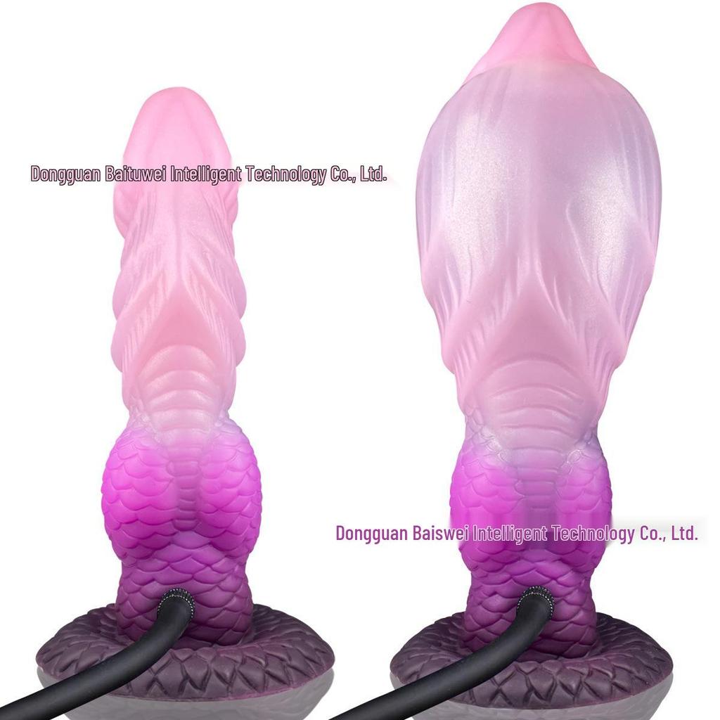 Dual-Use Luminous Silicone Dildo: Thick, Soft Anal & Vaginal Plug for Masturbation & SM Play