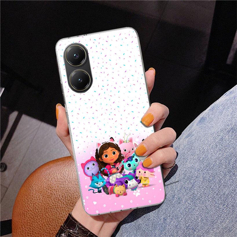 Cartoon Gabbys Dollhouse Phone Case For Xiaomi Poco X7 X6 X5 Pro F7 Ultra Redmi 15C 15 13C 13 12C 12 10 10A 10C 9 9A 9C 9T Cover