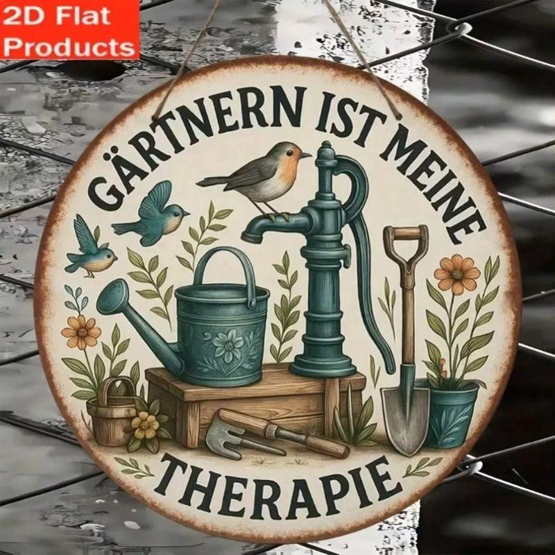 Decorative Metal Wall Art Sign 20x20 cm Home Decor Tin Sign