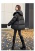 Women's Mid-Length Fashionable Down Jacket 2026 - Winter Hooded Warm White Duck Coat, Plus Size Available.