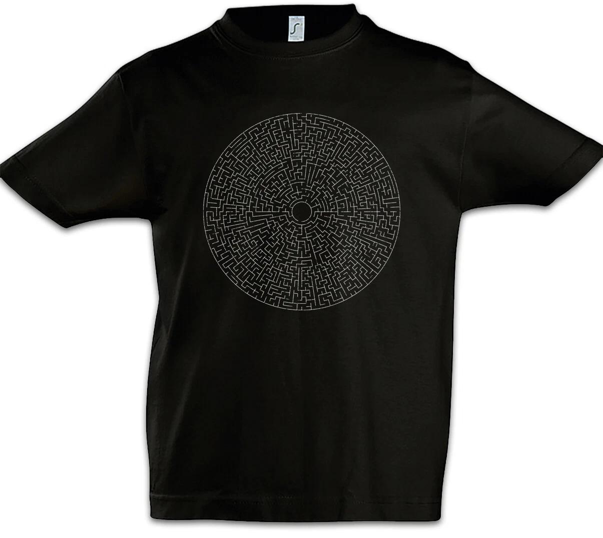 Circle Maze III Kids Boys kids boys T-Shirt Maze Mysticism Hypnosis Hypnotize 140