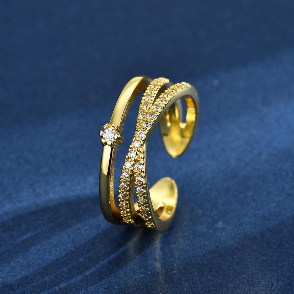 Women's Fashion Adjustable Triple Ring - Niche Design & Versatile Index Finger Ring