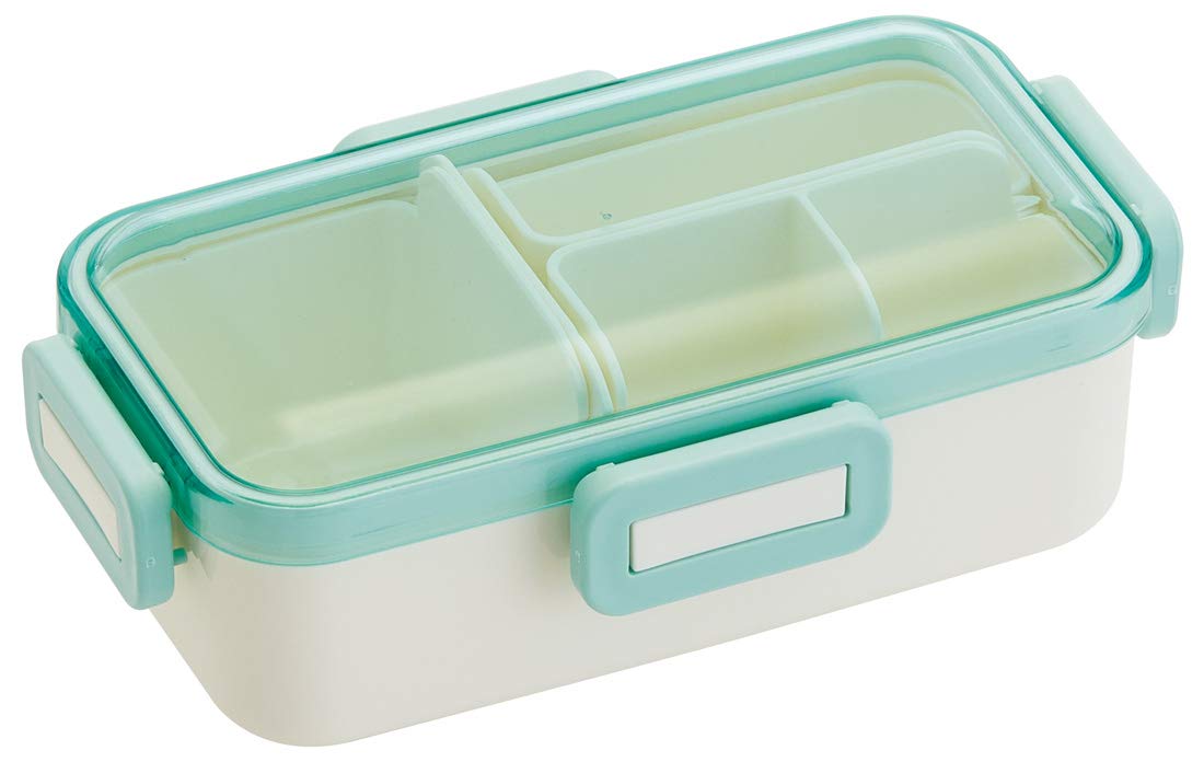 Skater Shokado Bento Box with Fluffy Powder Pastel Made in Japan Dome-Shaped Lid, 530ml, Green, (PFLB6S)