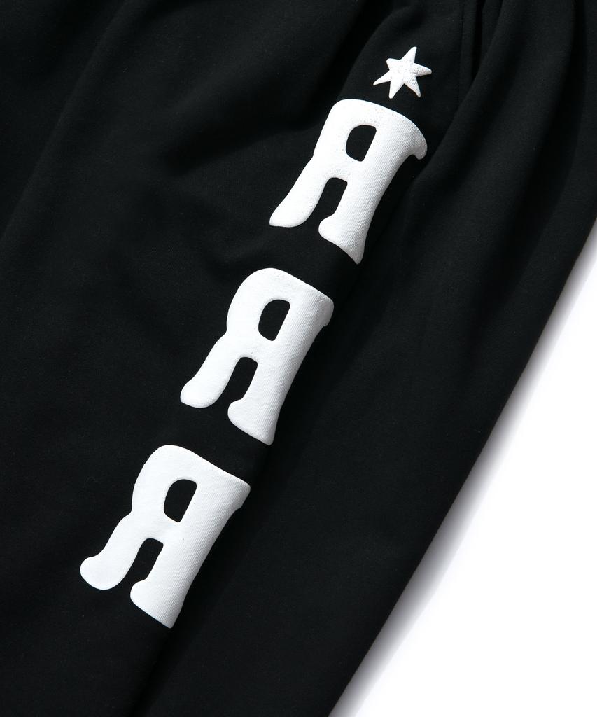 AMOU Rrr One Tuck Sweat Pants Balck