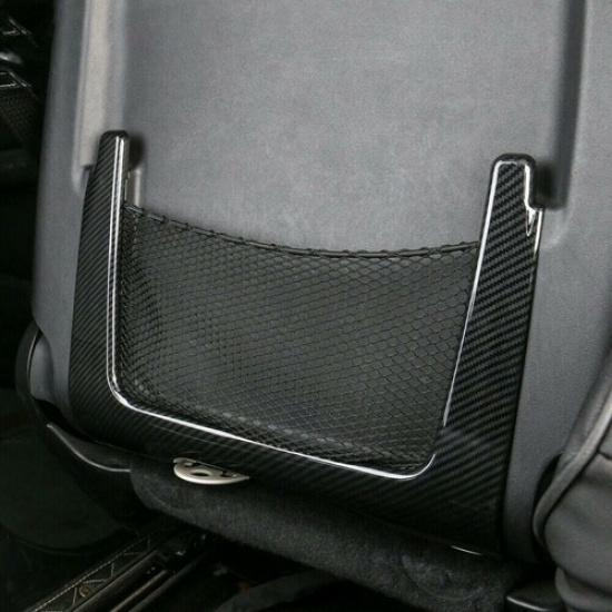 For 2011- Jeep Grand Cherokee Carbon Fiber ABS Seat Back Storage Frame Trim