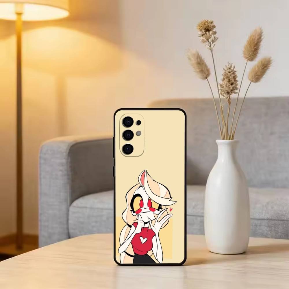 H-Hazbin C-Charlie Phone Case Black Silicone Soft For Samsung S25,S24,S21,S22,S23,S30,Ultra,S20,Plus,Fe,Lite