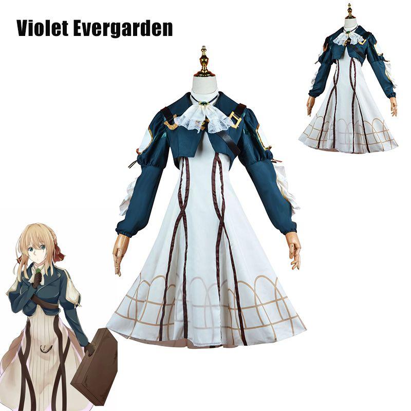 Stunning Violet Evergarden Cosplay Costume Set For Women At Halloween Party