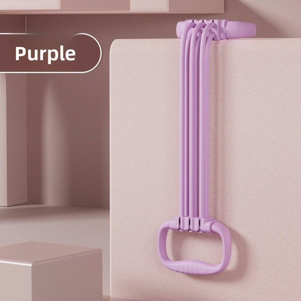 

Adjustable Yoga Band 8-shaped Pilates Strap Female Resistance Bands Muscle Training фіолетовий