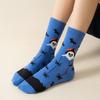 Halloween Socks Autumn/Winter Dark Forest Style Trendy Socks Ghost Spider Medium Socks