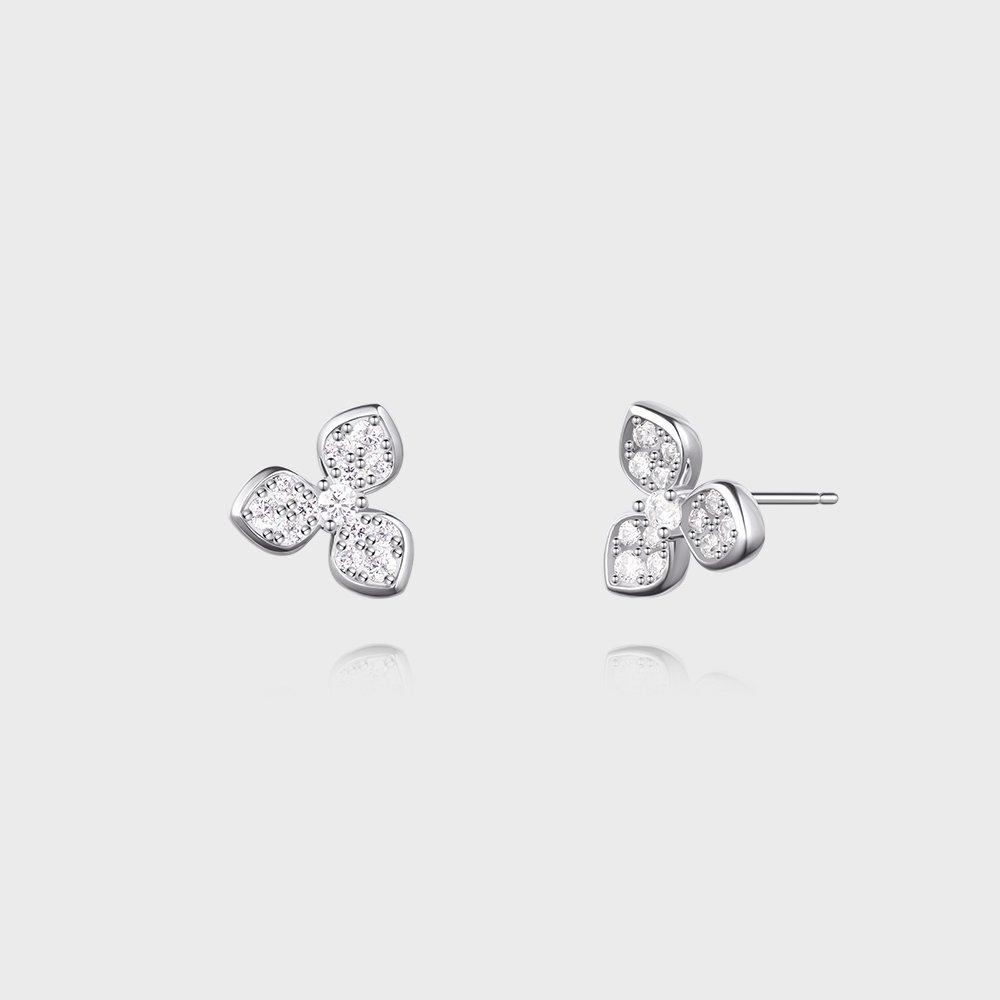 [Stonehenge] Love Duet Silver Earrings Sa25A86F