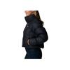 Columbia Logo Print Stand Collar Short Sleeve Jacket Women jackets Black 2002491-010
