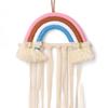 INS Weave Rainbow Baby Hair Clips Acssories Holder Prinss Girls Hairpin Hairband Storage Pendant Jewelry Wall Ornaments