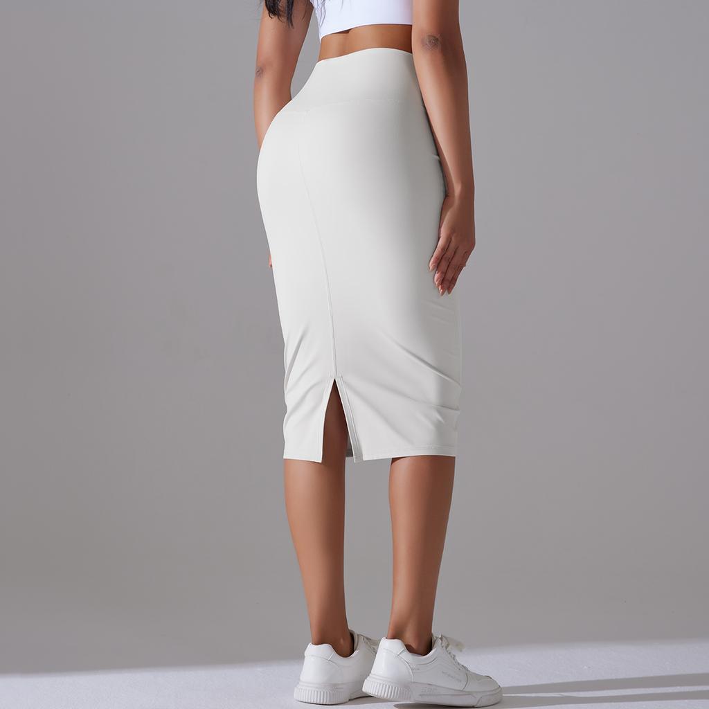 Nessaj High Waist Package Hip Skirt High Elastic Yoga Sports Skirt Summer Skitrs