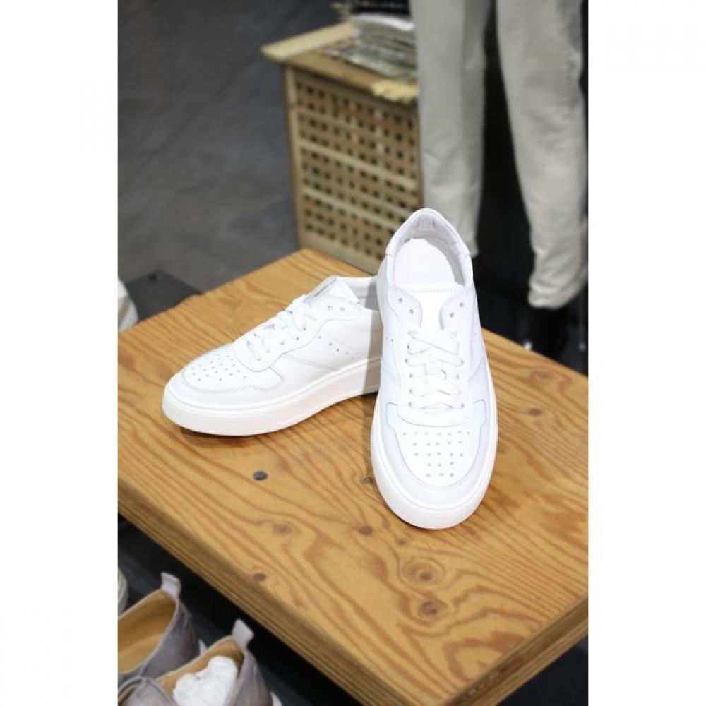      Mario White Nappa Leather Cowhide Sneakers F iFo51wh