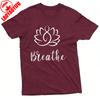 Lotus Flower Breathe Summer Men TShirt Yoga Style Casual Wear for Relaxation and Meditation Ideal Gift for Him Clothes