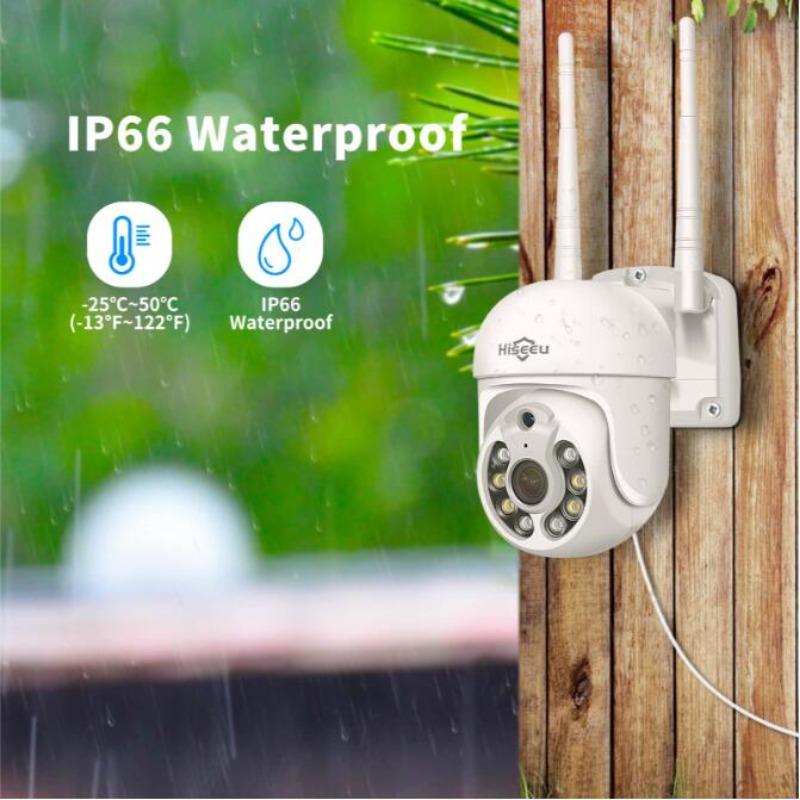 5MP PTZ 360 Degree View Security Camera Outdoor With IP66 Waterproof Full Color Night Vision