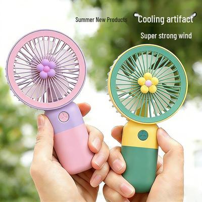 Portable Mini USB Fan - Handheld, Rechargeable, Fruit Design Souvenir Gift