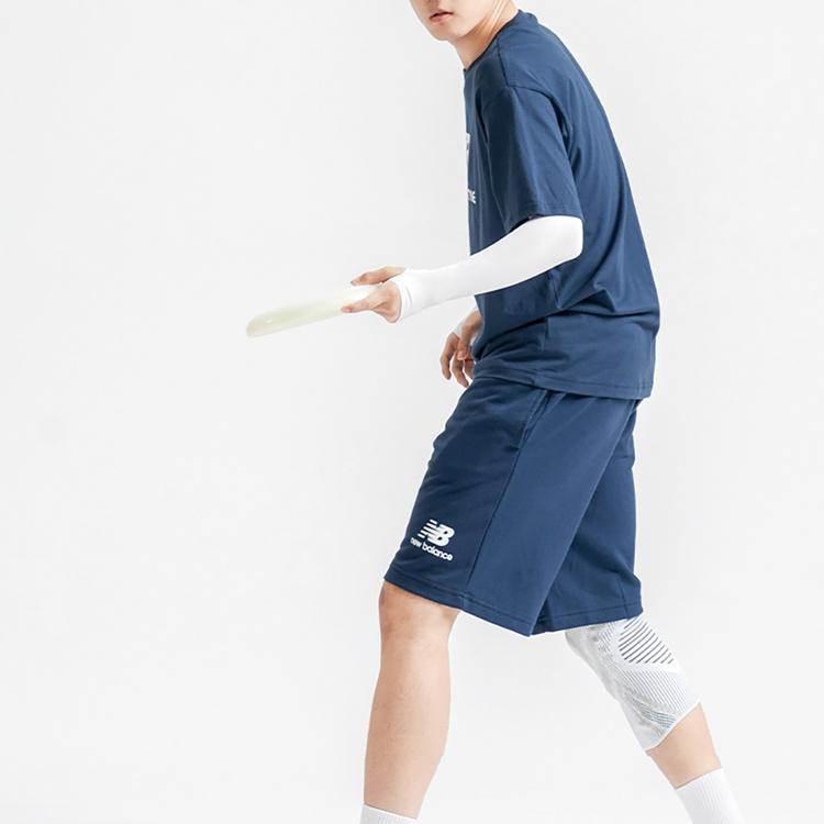 New Balance Essential Logo T-shirt Asia Sizing 'Navy' Men's AMT31541-NNY