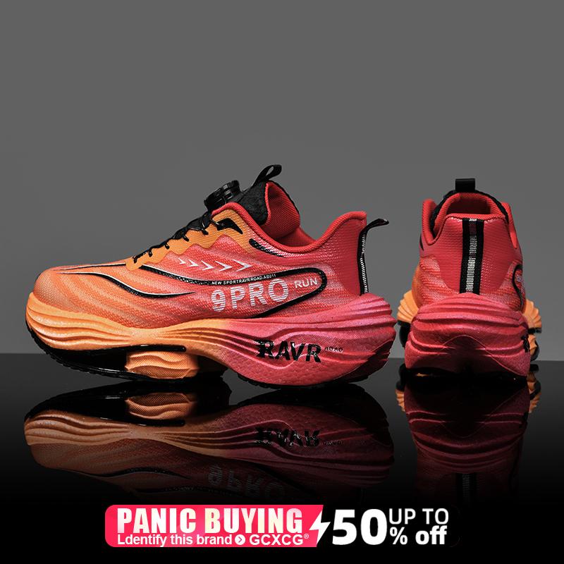 

Кроссовки для бега Carbon Board Speciality Marathon Мужские спортивные дышащие легкие женские удобные спортивные нескользящие кроссовки 35 красный