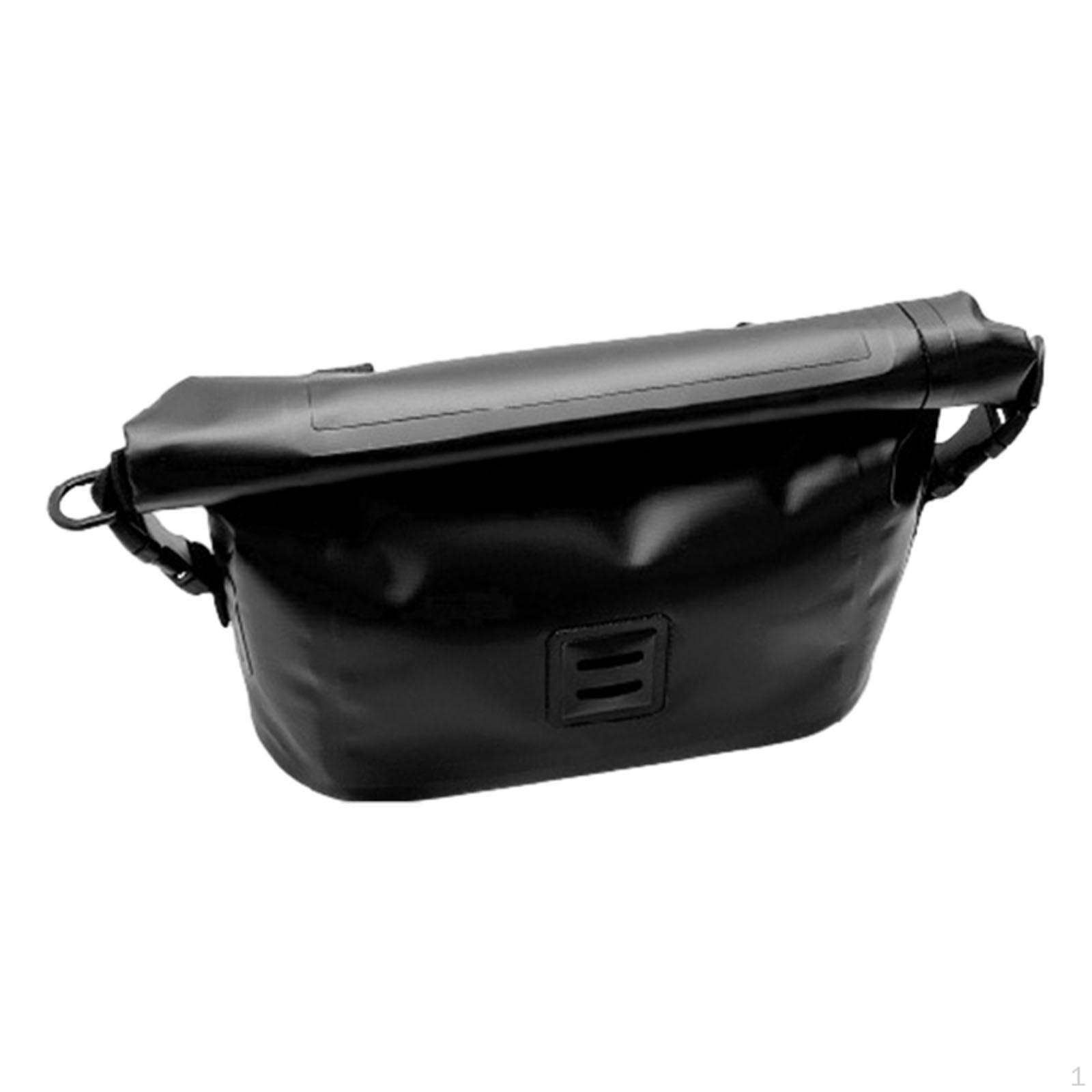 

Сумка на руль Roll Top Быстрая установка для продуктов Многофункциональная Легкая IPX6 500D 7L