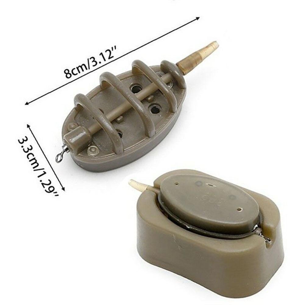 Premium-Inline-Method-Feeder-Set mit Schnellverschluss-Formen, tragbarer, leichter Flysand-Angel-Feeder