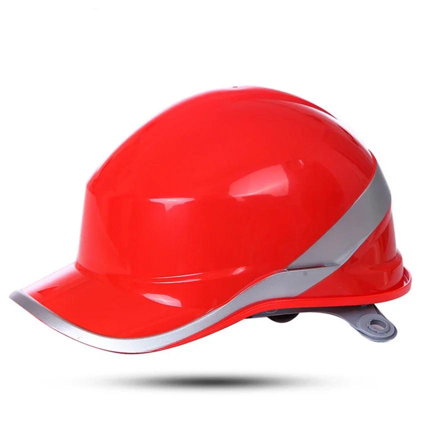 Hard Hat Safety Helmet High Hi Vis Baseball Reversible Sticker Hat Security Protection Construction Hard Hat Bump Cap красный