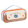 Multi Compartment Canvas Pencil Case With Durable Zipper For Students And Office Use