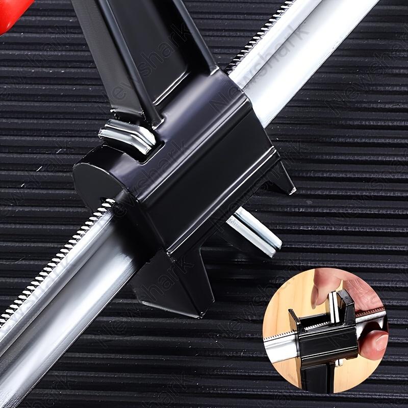 Set 1/2 cleme de oțel de 25 cm, cu adâncime de înălțime de 7,6 cm, limită de sarcină de 225 kg, cleme de masă, cleme F pentru prelucrarea lemnului