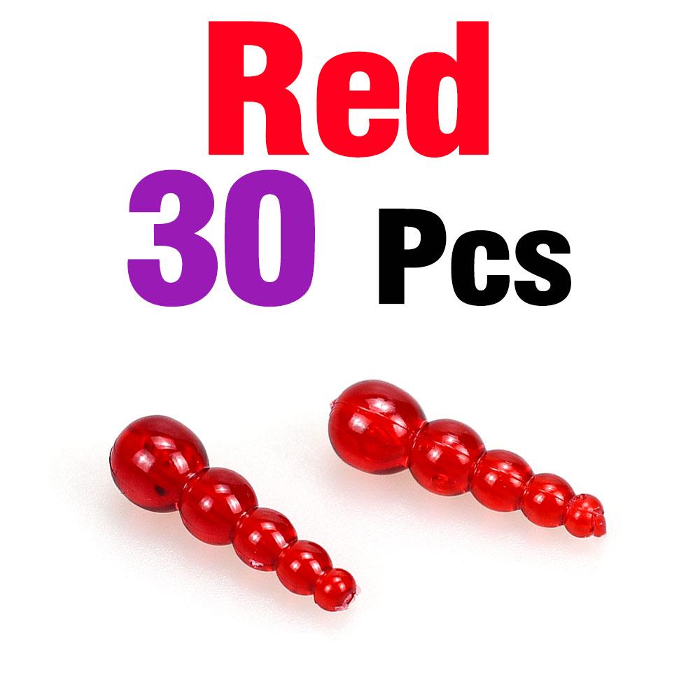 30Pcs Fishing Beads Lures Tackle Kit Inline Spinner Rig for Trout Walleye Perch Lure Making Supplies Fishing Accessories