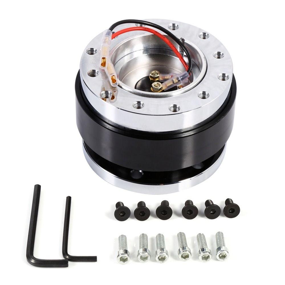 6 Hole Steering Wheel Quick Release 360° Rotation Modified Steering Wheel  Car Refit