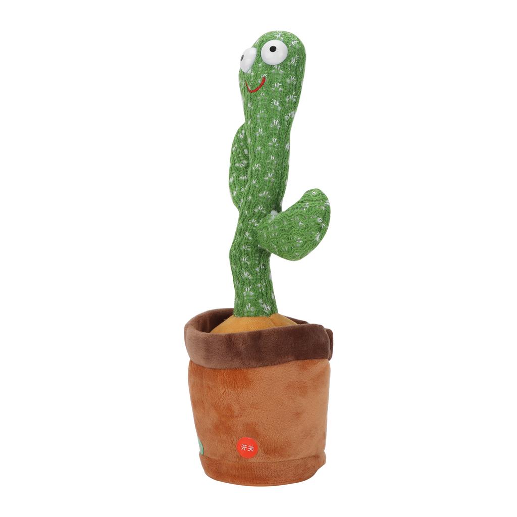 Cute Electric Cactus Plush Doll Funny Twist Dancing Recording Toy Cactus Plush Toy