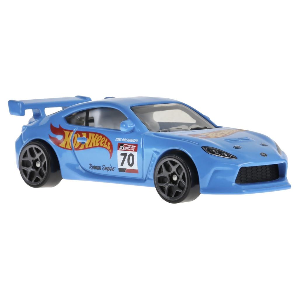 Hot Wheels Basic Car Toyota GR86 Cup Vehicle Toy Mini Car for Ages 3 and Up, Blue, HXR12
