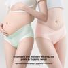 Women Spring and Summer Pure Cotton Crotch Breathable No Trace Pregnancy V Shaped Belly Low Waisted Briefs