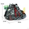 Electric Action Toy Figure with LED Eruptions Science Experiment Kit for Boys Girls Kids Holiday