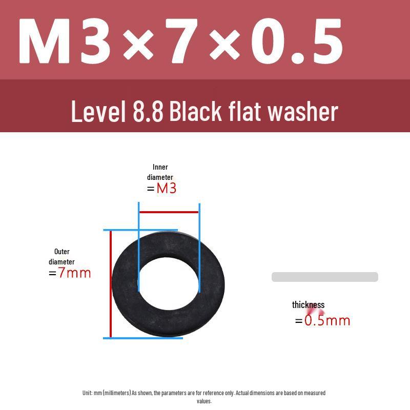 High-Strength Carbon Steel Flat Washer M3-M36
