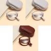 3Pcs High-Definition Round Reading Glasses Unisex Ultralight Presbyopic Eyeglasses Portable Foldable Vision Care Reader Eyewear