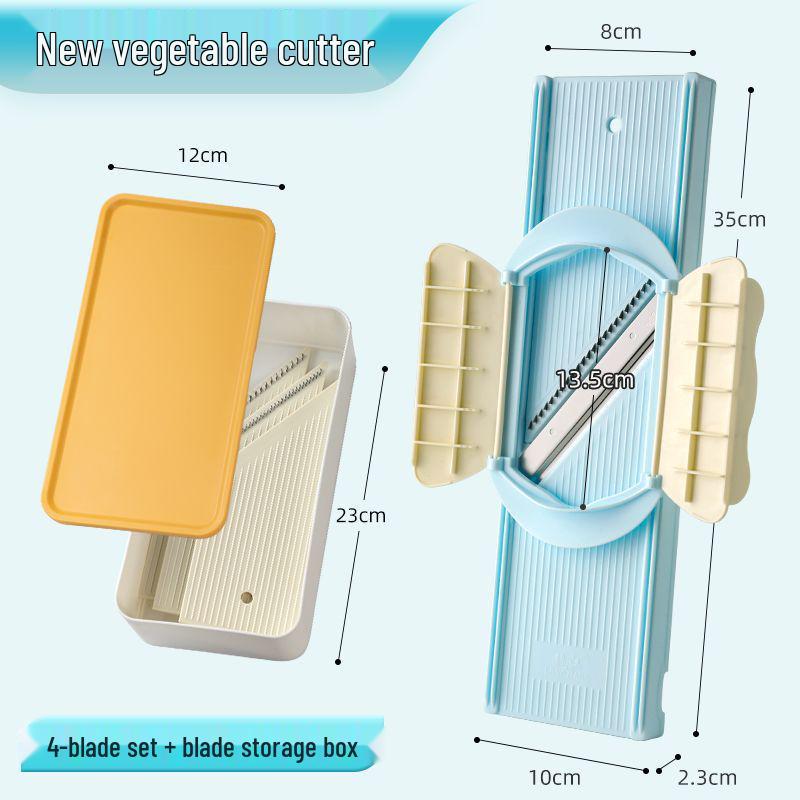 Commercial Handheld Potato Grater & Slicer with Hand Guard for Restaurants and Canteens