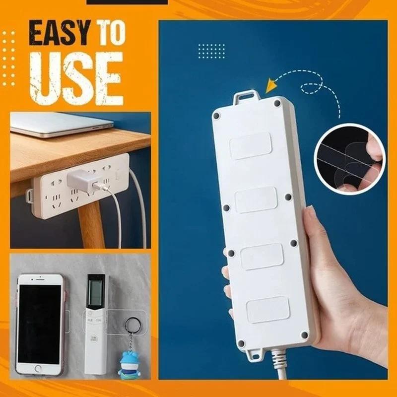 60 Pieces/box Multifunctional Removable Washable Tape Double Sided Reusable Suitable for Wall/wood/tile/plastic/metal Surfaces