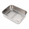 Fryer Tray Fit for AF400EU Fryer Baking Tray Pan Cooking Rack Stainless Steel with Tong Silicone Oven Mitts