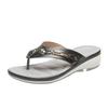 Glitzernde Plateau-Schuhe für Damen in Übergröße, Lässige Strandsandalen