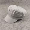 Retro octagonal hat multi-head circumference size painter hat-cm head circumference women's hat small size women's spring and autumn hat simple