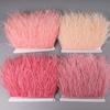 Ostrich Feathers Fringe 2M 55colors Selected Clothing Sewing Crafts Dress with Fluffy Feather Ribbon