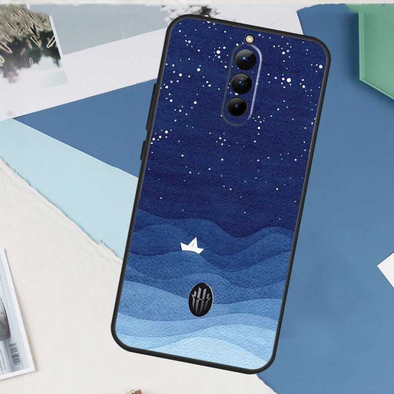 

ocean waves sailboat Case For ZTE Nubia Red Magic 11 10 9 8 8S 9S 10S Pro Plus 6 7 6S 7S Pro 5G 6R 10 Air Cover Red Magic 9S Pro