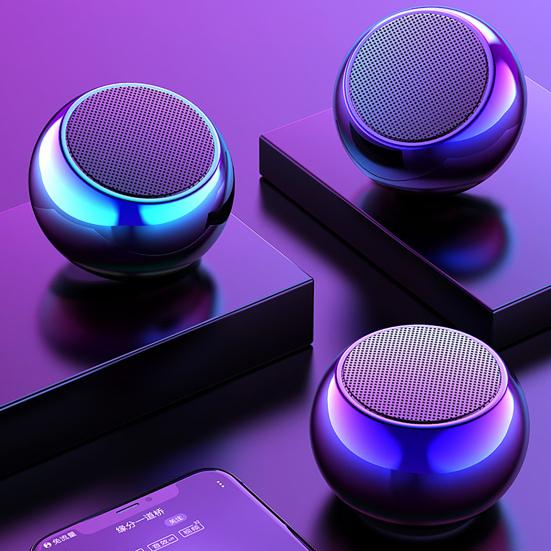 M3 Wireless Speaker High Fidelity Surround Sound Effect Portable Bluetooth-compatible5.0 Mini Multifunctional Sound Box for Indoor