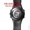 Gumový náhradní řemínek pro Suunto core Pánské sportovní vodotěsné hodinky Černé doplňky k hodinkám Náramky