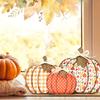 Thanksgiving Wooden Pumpkin Home Decoration Festival Party Gift Ornament