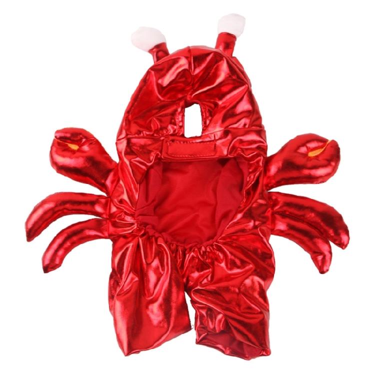 Crab Theme Dog Halloween New Year Costume Pet Hoodie for Small Dogs Pajamas